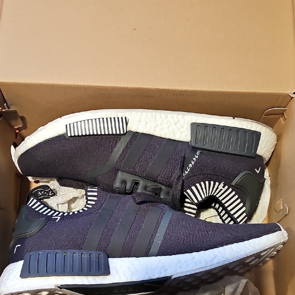Adidas NMD R1 Matte Black Sneakers